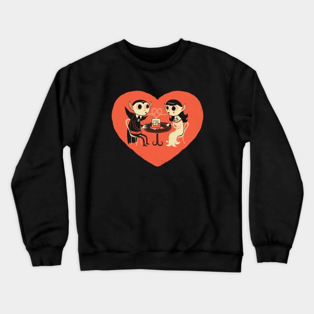 Blood Date Crewneck Sweatshirt by DinoMike